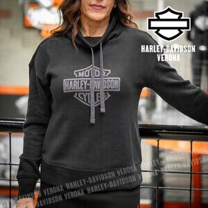 Harley-Davidson® B&S Funnel Black Women's Sweatshirt